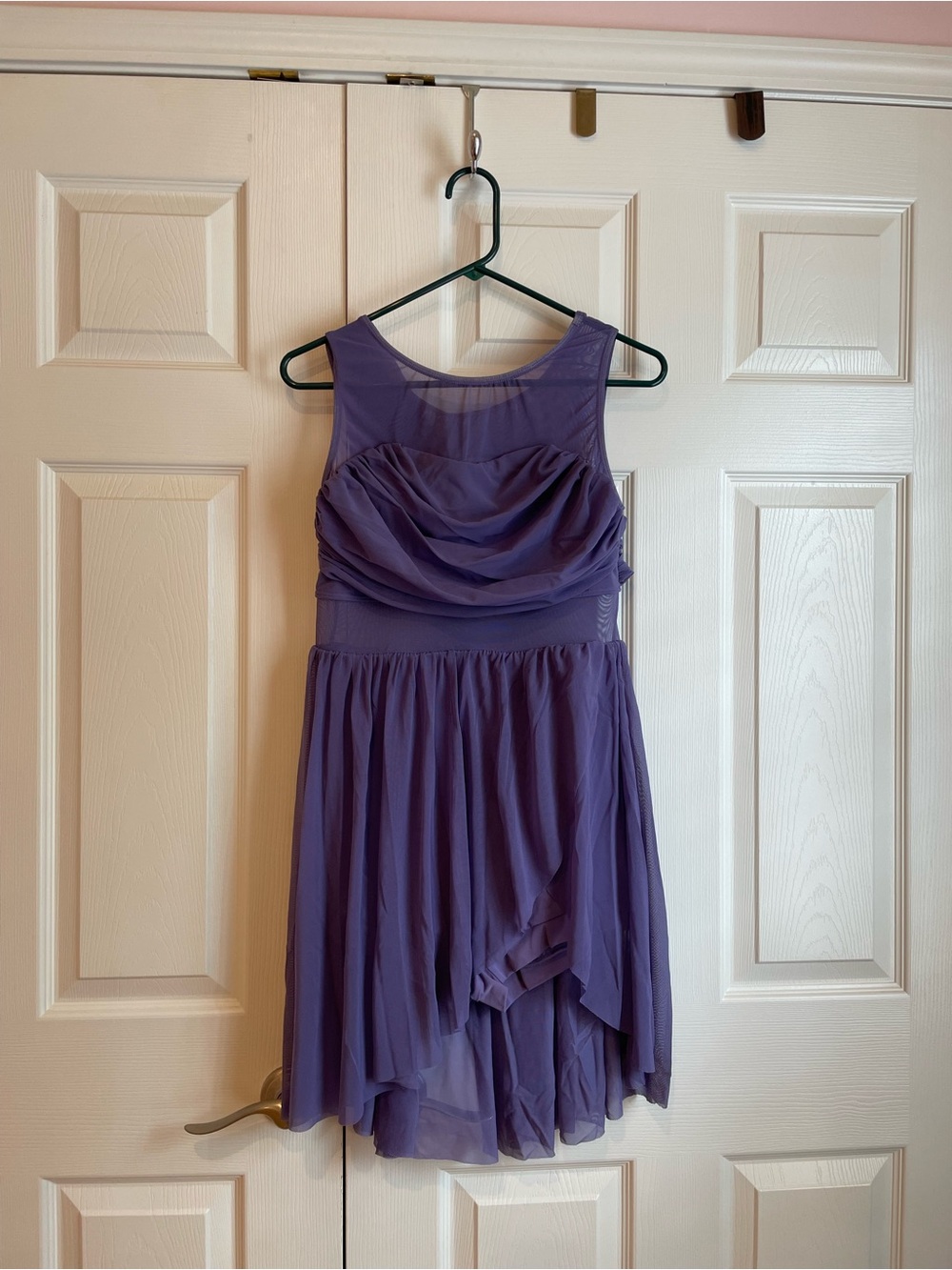 Weissman purple dance dress
